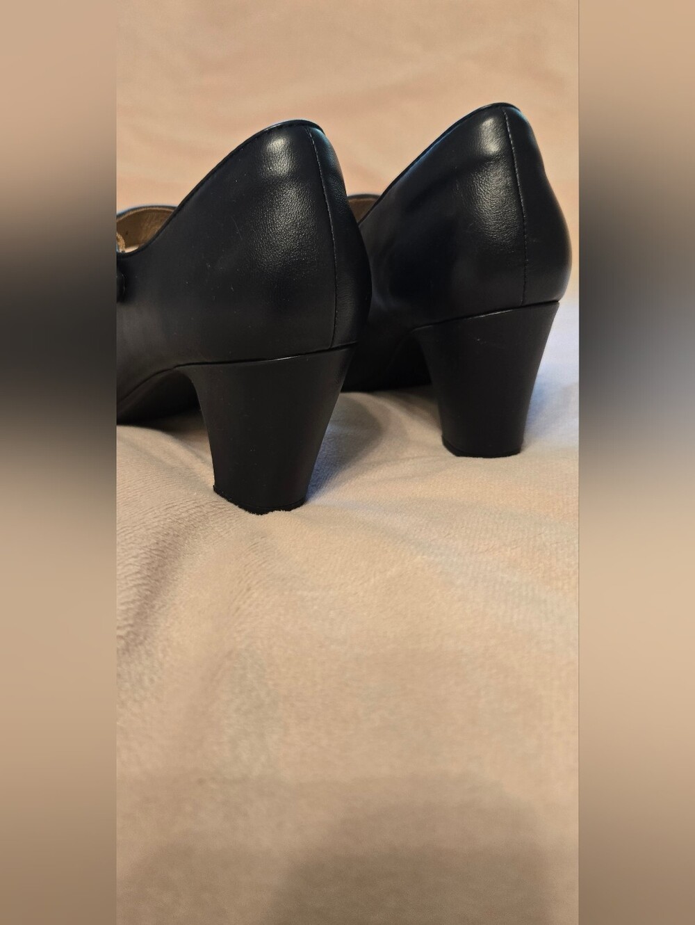 Sofft Navy Blue Mary Jane Shoes Size 9.5 - Picture 4 of 14